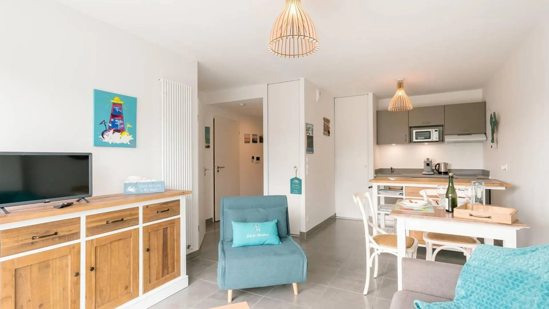 Carnac - Appartement Moderne 2 Pieces Avec Jardin Et Wifi - Fr-1-477-254